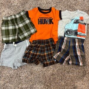 Carter's Tshirt and shorts bundle